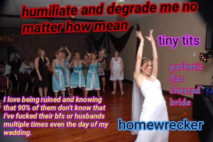 Cheating wife Bad mom daniwhite from Missouri being a whore like always ruin me at my wedding #949xxPra